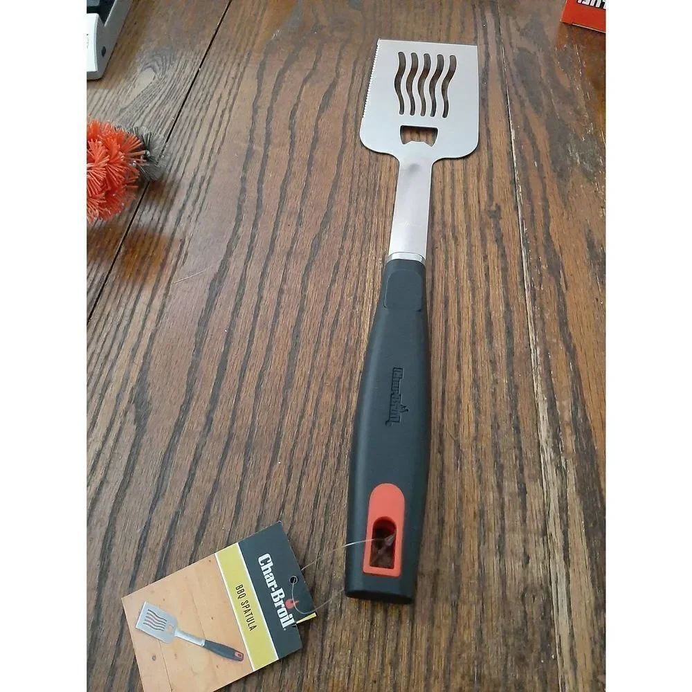 New Grilling BBQ Cooking Spatula and Grill Wire and Nylon Brushes  NWT